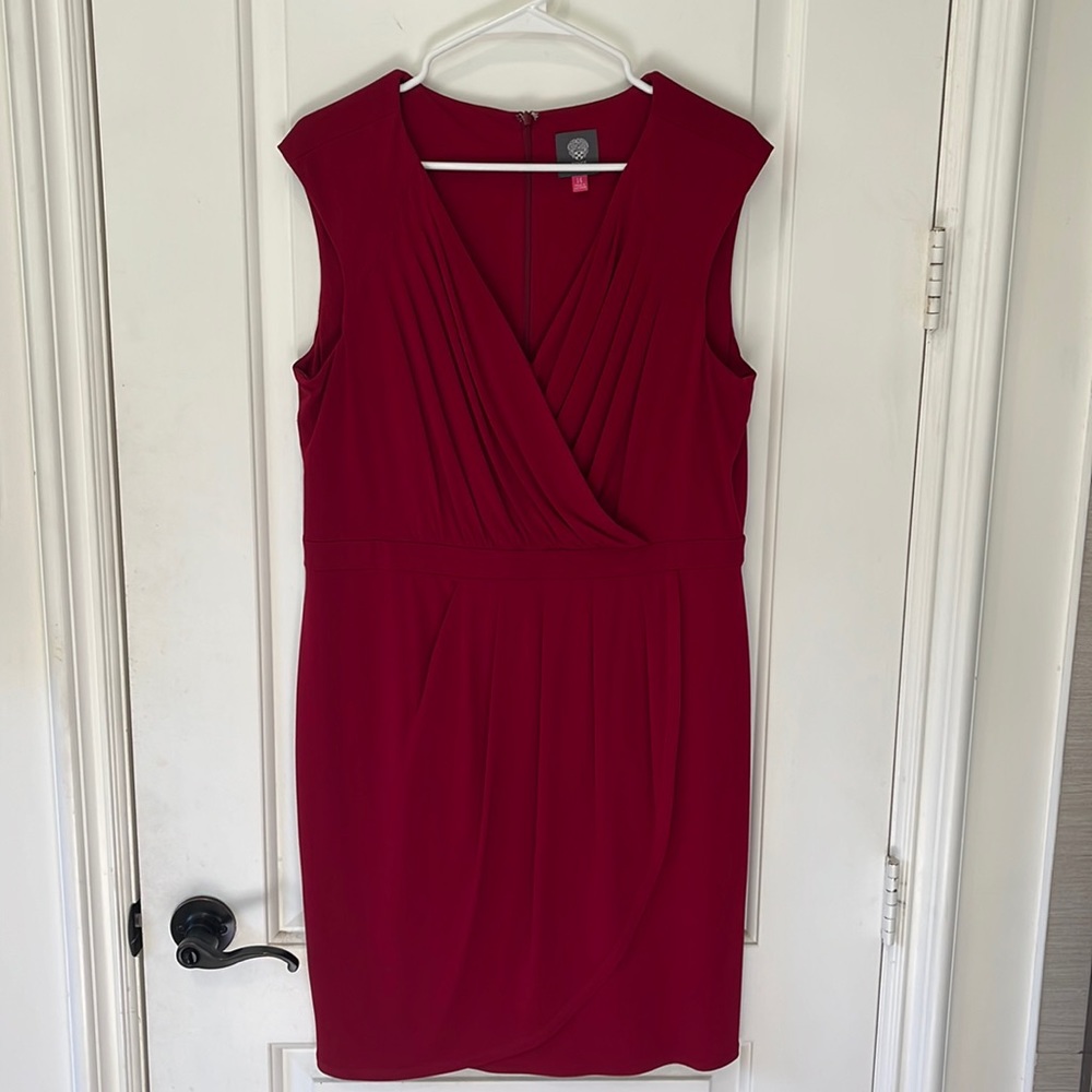 Vince Camuto Red Cocktail Dress